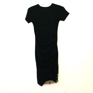 Zara Basic Little Black Dress Lace